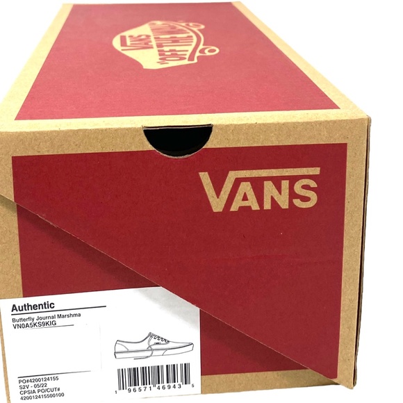 VANS Authentic Shoes Women Size Beige Canvas Low Top Sneakers Skate VN0A5KS9KIG - Picture 9 of 10